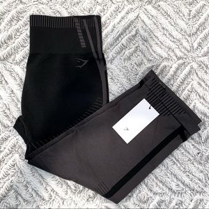 Gymshark Geo Ombré Seamless Cropped Leggings Large NWT